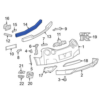 Nissan OE - Rear Bumper Impact Bar