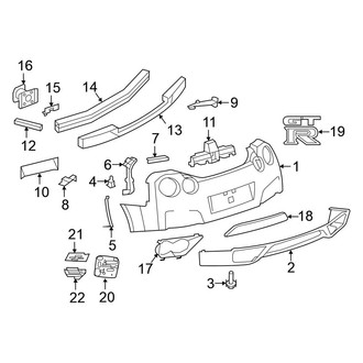 Nissan OE - Rear Bumper - Bumper & Components