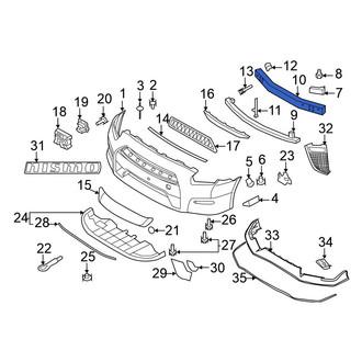 Nissan OE - Front Bumper Impact Bar