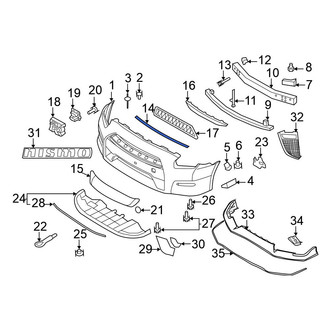 Nissan OE - Front Hood Seal