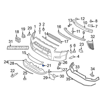 Nissan OE - Front Tow Eye Cap
