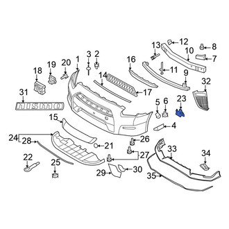 Nissan OE - Front Left Bumper Protection Pad