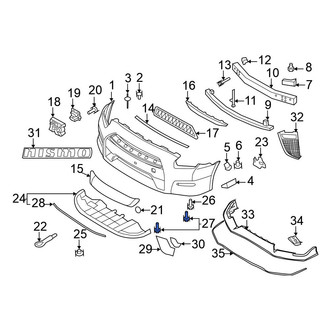 Nissan OE - Bumper Cover Bolt