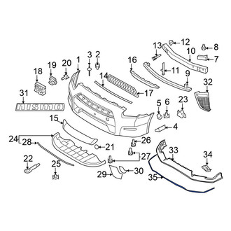 Nissan OE - Front Bumper Protection Pad