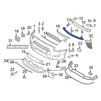 Nissan OE - Front Bumper Impact Absorber