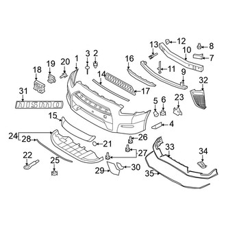 Nissan OE - Front Bumper & Grille - Bumper & Components