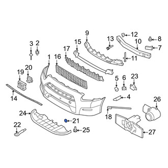 Nissan OE - Front Tow Eye Cap