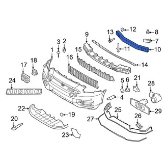 Nissan OE - Front Bumper Impact Bar