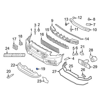 Nissan OE - Front Tow Eye Cap