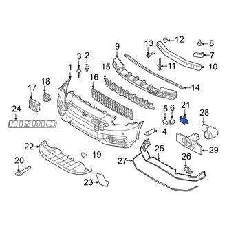 Nissan OE - Front Right Bumper Protection Pad