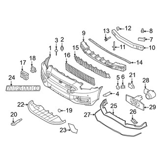 Nissan OE - Front Bumper & Grille - Bumper & Components (Nismo)