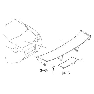 Nissan OE - Trunk Lid - Spoiler (Nismo)