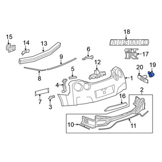 Nissan OE - Rear Inner Parking Aid Sensor