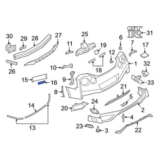 Nissan OE - Rear Bumper Protection Pad