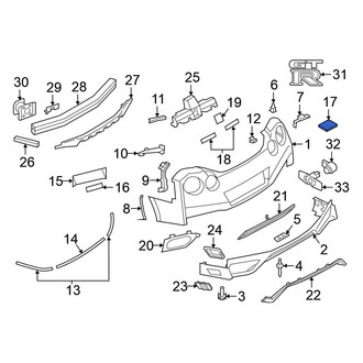Nissan OE - Rear Bumper Protection Pad