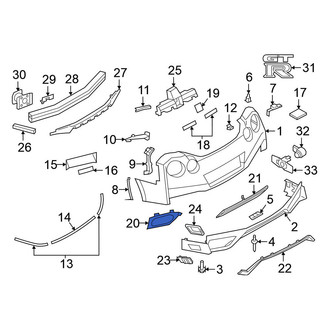 Nissan OE - Rear Bumper Guard