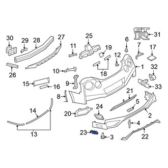 Nissan OE - Rear Left Bumper Trim
