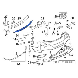 Nissan OE - Rear Bumper Impact Absorber