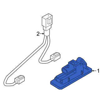 Nissan OE - Rear License Plate Light Assembly