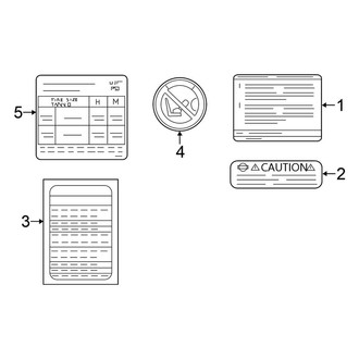 Nissan OE - Information Labels