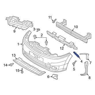 Nissan OE - Left Bumper Cover Brace