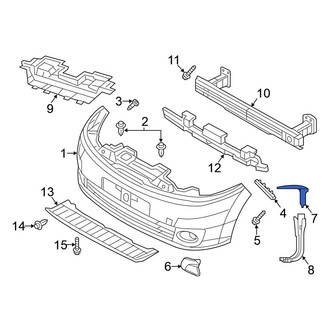 Nissan OE - Upper Bumper Cover Bracket