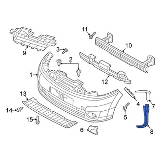 Nissan OE - Lower Bumper Cover Bracket