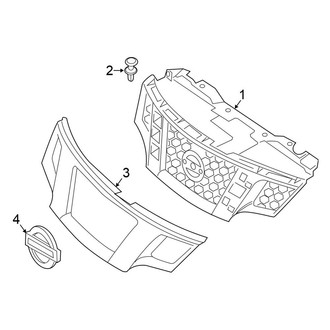 Nissan OE - Grille & Components