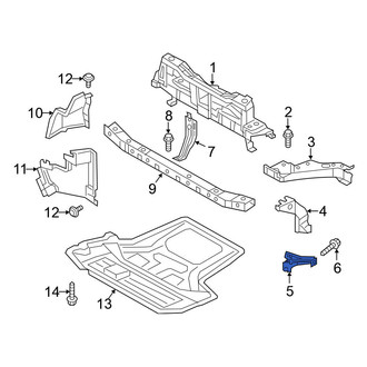 Nissan OE - Right Headlight Bracket
