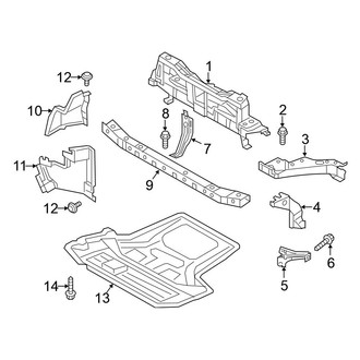 Nissan OE - Radiator Support