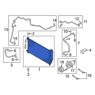 Nissan OE - A/C Condenser