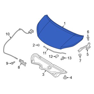 Nissan NV Replacement Hood Panels — CARiD.com