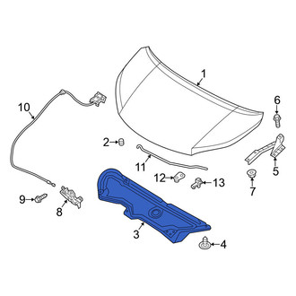 Nissan OE - Hood Insulation Pad