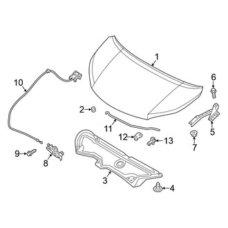 Nissan OE - Hood & Components