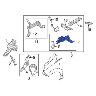 Nissan OE - Front Left Frame Side Member Assembly