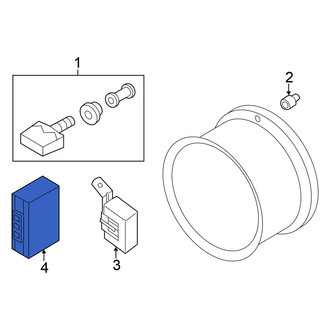 Nissan OE - Tire Pressure Monitoring System (TPMS) Control Module