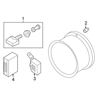 Nissan OE - Electrical - Tire Pressure Monitor Components