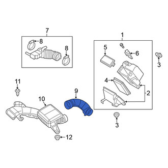 Nissan OE - Rear Engine Air Intake Hose