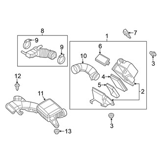 Nissan OE - Engine / Transaxle - Air Intake