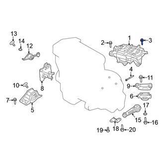 Nissan OE - Front Engine Mount Bolt