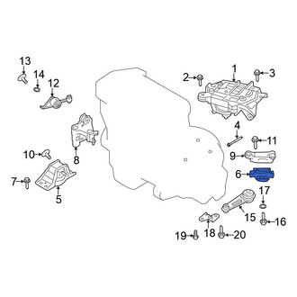 Nissan OE - Front Left Engine Mount