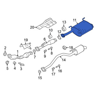 Nissan OE - Exhaust Muffler
