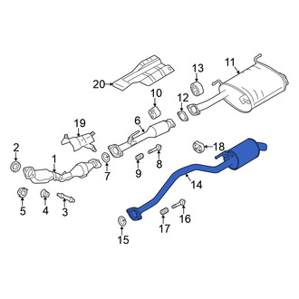 Nissan OE - Exhaust Muffler