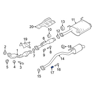 Nissan OE - Exhaust Spring
