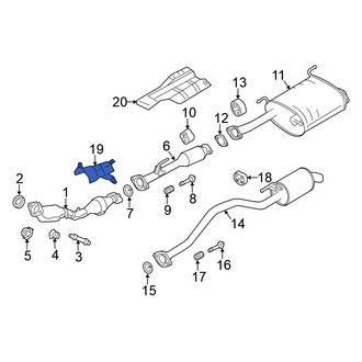 Nissan OE - Front Floor Pan Heat Shield