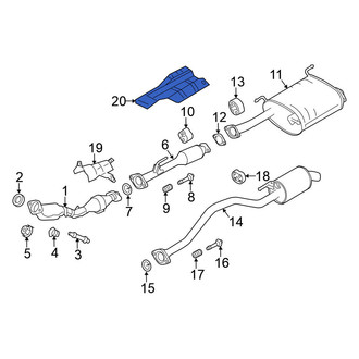 Nissan OE - Rear Floor Pan Heat Shield