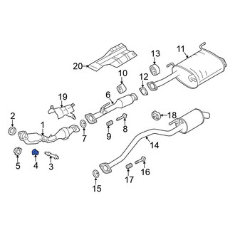 Nissan OE - Exhaust Spring