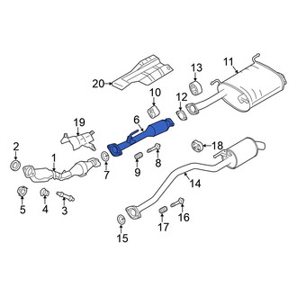 Nissan OE - Exhaust Intermediate Pipe