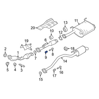 Nissan OE - Exhaust Spring