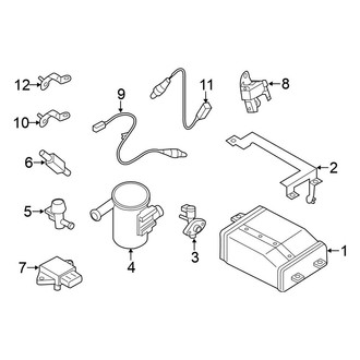 Nissan OE - Emission System - Emission Components